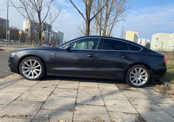 Audi A5 cena 57900 przebieg: 219000, rok produkcji 2013 z Warszawa małe 704